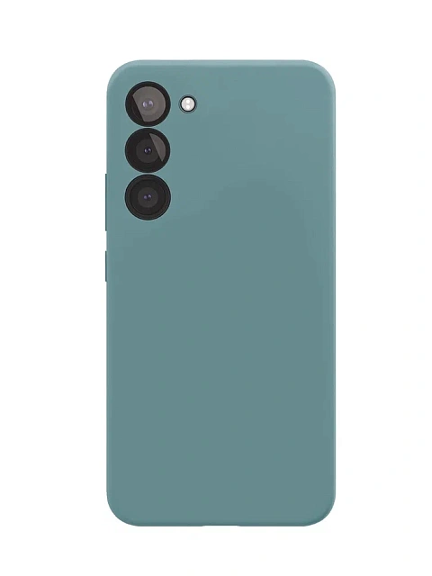 Чехол защитный vlp Silicone Case для Samsung Galaxy S23, зеленый
