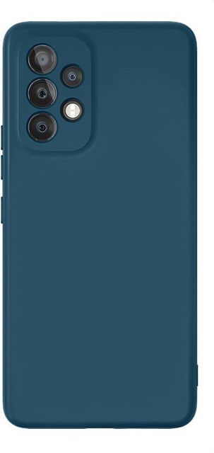 Чехол защитный vlp Silicone Case для Samsung Galaxy A53 5G, темно-синий